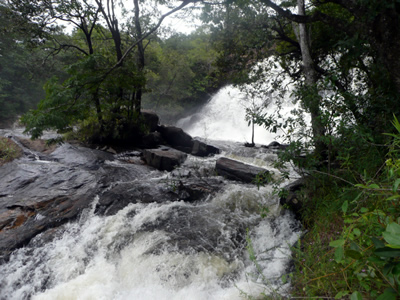 Raging river in Bvumba